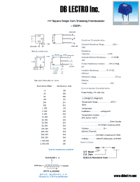 Datasheet 3323P200 производства DB Lectro