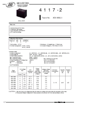 Datasheet 4117-22AZ3VDC manufacturer DB Lectro