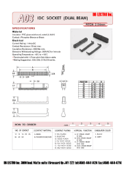 Datasheet A0310BSB2 manufacturer DB Lectro