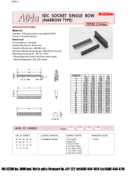 Datasheet A04A17BS1 manufacturer DB Lectro