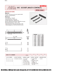 Datasheet A05A08BGD1 manufacturer DB Lectro