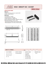 Datasheet A0624BD1 manufacturer DB Lectro