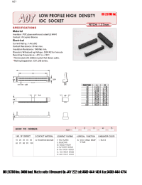 Datasheet A0750BDB1 manufacturer DB Lectro