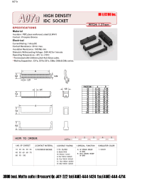 Datasheet A07A20BSA1 manufacturer DB Lectro