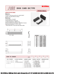 Datasheet A0810ASA2 manufacturer DB Lectro
