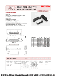 Datasheet A0910BSA1 manufacturer DB Lectro
