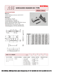 Datasheet A1610AGB2 manufacturer DB Lectro