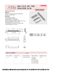 Datasheet A23A32FBS2 manufacturer DB Lectro