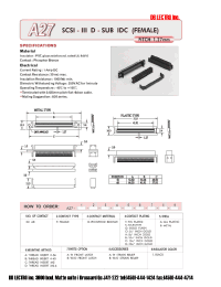 Datasheet A2750FBTBBBB1 manufacturer DB Lectro