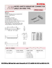 Datasheet A2804BD6 manufacturer DB Lectro