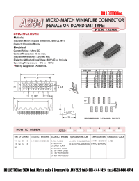 Datasheet A28D06BTAA6 manufacturer DB Lectro