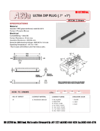 Datasheet A29A40BG1 manufacturer DB Lectro
