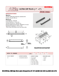 Datasheet A29A40BS2 manufacturer DB Lectro