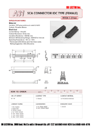 Datasheet A3168FBSA1 manufacturer DB Lectro