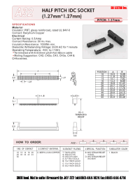 Datasheet A3212CAD1 manufacturer DB Lectro