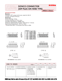 Datasheet A33A06BSB5 manufacturer DB Lectro