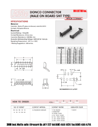 Datasheet A33C manufacturer DB Lectro