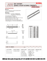 Datasheet A3506BTA1 manufacturer DB Lectro