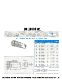 Datasheet AEC0616-P11 производства DB Lectro