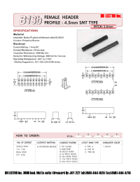 Datasheet B13B22BGA1 manufacturer DB Lectro