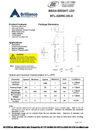 Datasheet BTL-32DRC-R4-N manufacturer DB Lectro