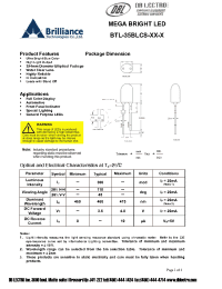 Datasheet BTL-35BLCS-B5-H manufacturer DB Lectro