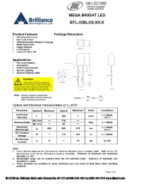 Datasheet BTL-35BLCS-B5-I manufacturer DB Lectro