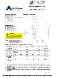 Datasheet BTL-46BLCS-XX-H manufacturer DB Lectro