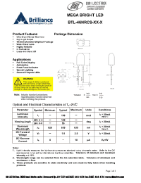 Datasheet BTL-46NRCS-O2-H производства DB Lectro