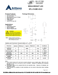 Datasheet BTL-51AMC-A3-T manufacturer DB Lectro