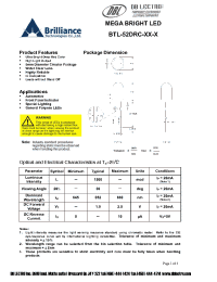 Datasheet BTL-52DRC-R4-P manufacturer DB Lectro