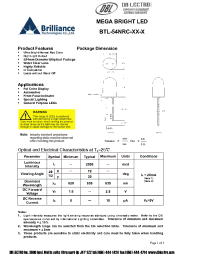 Datasheet BTL-54NRC-O1-R manufacturer DB Lectro