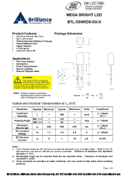Datasheet BTL-55NRDS-O3-K manufacturer DB Lectro