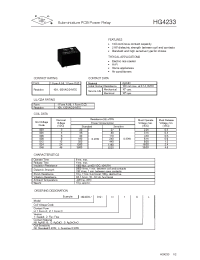 Datasheet HG4233 производства DB Lectro