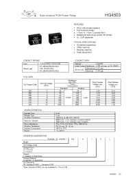 Datasheet HG4503/005-H1C производства DB Lectro