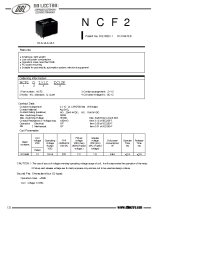 Datasheet NCF22X1CDC12V manufacturer DB Lectro