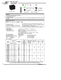 Datasheet NT73-2 manufacturer DB Lectro