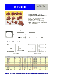 Datasheet TL30S-100-060 manufacturer DB Lectro
