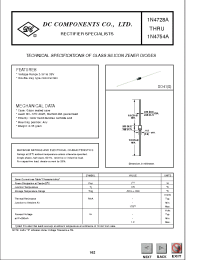 Datasheet 1N4741A manufacturer DCCOM