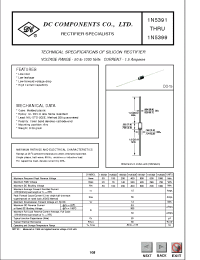 Datasheet 1N5391 manufacturer DCCOM