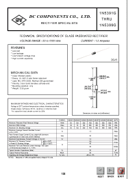 Datasheet 1N5397G manufacturer DCCOM