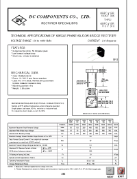 Datasheet BR305 manufacturer DCCOM