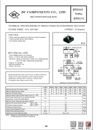 Datasheet BR5010 manufacturer DCCOM