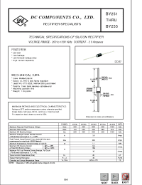 Datasheet BY253 производства DCCOM