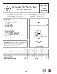 Datasheet DL4148 manufacturer DCCOM