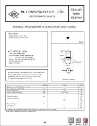 Datasheet DL4730A manufacturer DCCOM