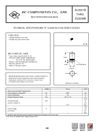 Datasheet DL5254B manufacturer DCCOM