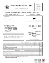 Datasheet ER1C manufacturer DCCOM