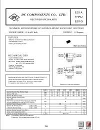 Datasheet ES1A manufacturer DCCOM