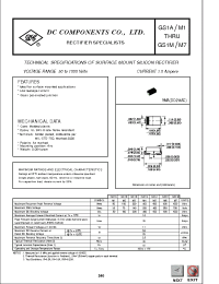 Datasheet GS1A manufacturer DCCOM